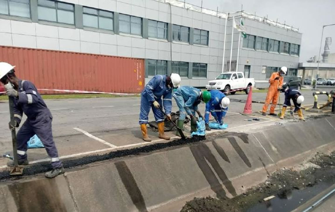 Road Shoulders Maintenance at NLNG